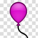 Pink Emojis , pink balloon raster art transparent background PNG clipart
