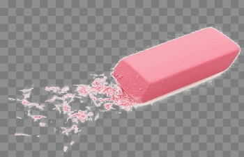 Pink Eraser Transparent Background PNG