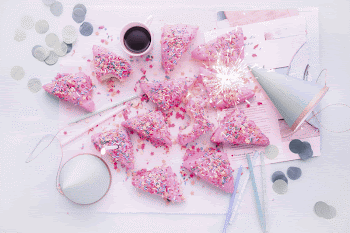 Pink fairy bread, birthday party | Free Photo - rawpixel