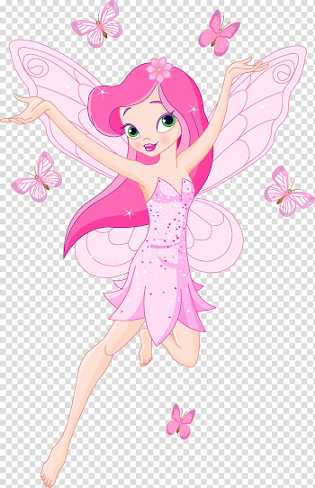 Pink fairy illustration, Tooth fairy Cartoon , Cartoon Fairy ...