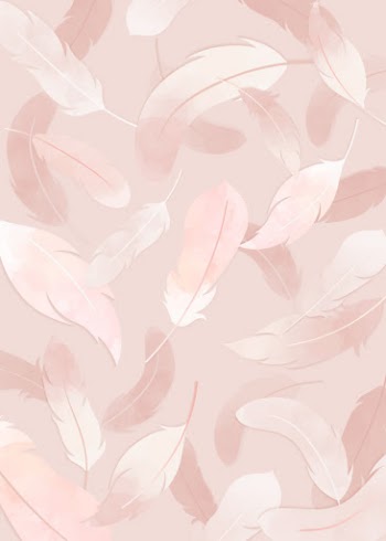 Pink feather background Free Vector