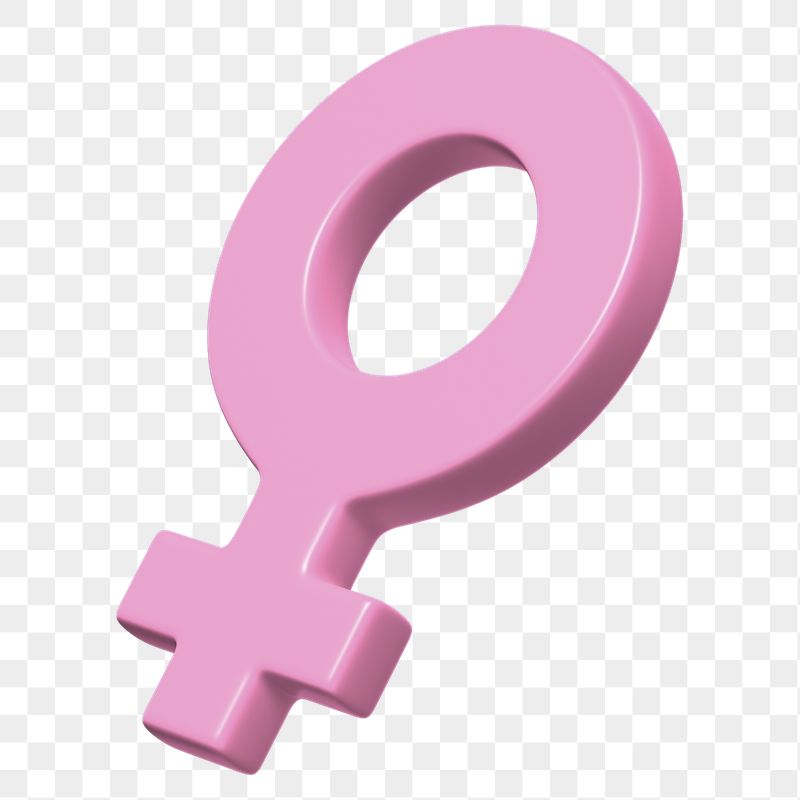 Pink female symbol png 3D | Free PNG - rawpixel
