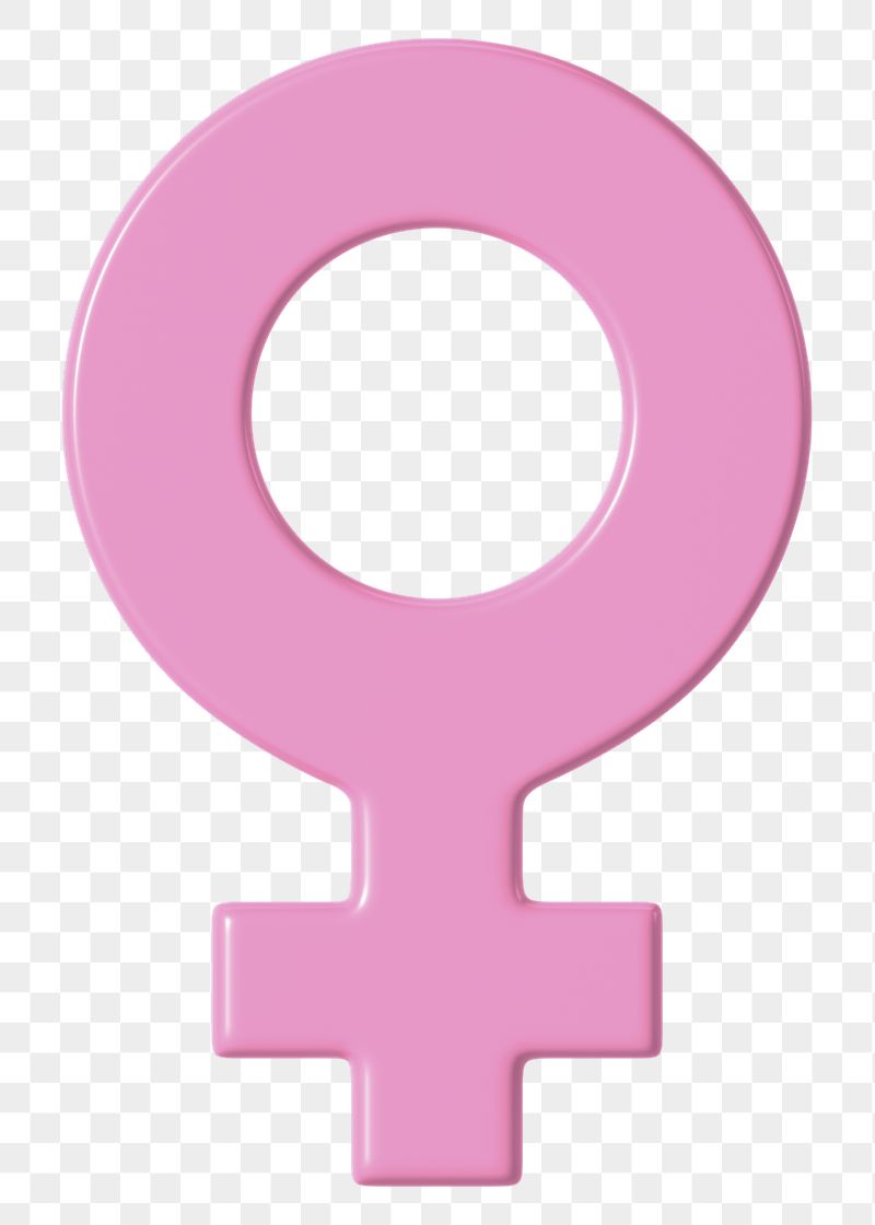 Pink female symbol png 3D | Free PNG - rawpixel