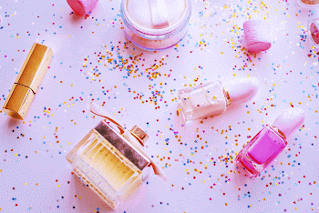 Pink feminine aesthetic background, confetti | Free Photo - rawpixel