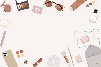 Pink feminine frame background, beauty | Free PSD - rawpixel