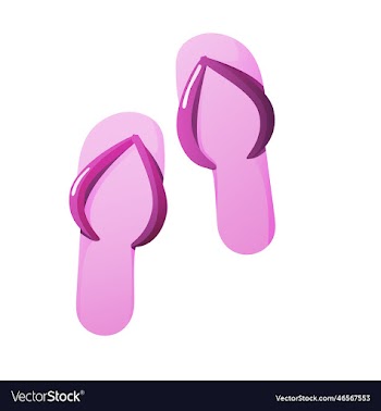pink flip flops