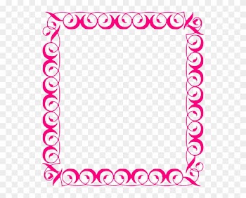 Pink Floral Borders Stylish,pink,border Clip Art - Border Clip Art