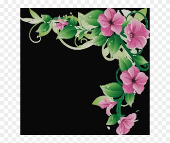 Pink Flower Border Clip Art Flower Bordes Free Clipart - Pink Flower Border Clip Art