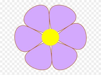 Pink Flower Clipart Large Flower - Flower Clip Art Purple