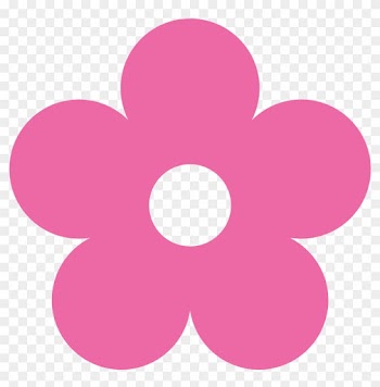 Pink Flower Clipart Simple Flower Pencil And In Color - Flower Clipart Color