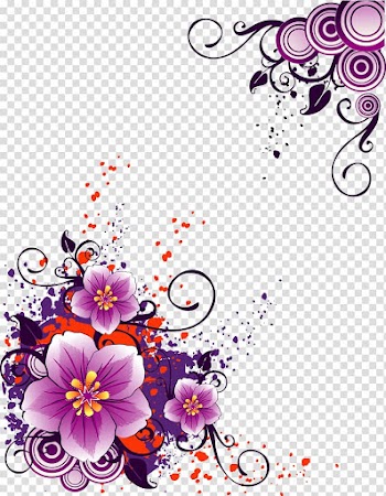 Pink flower template , Flower Cdr Euclidean , Purple flowers flowers transparent background PNG clipart