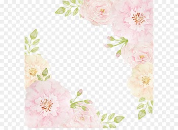 Pink flowers Beach rose Clip art - Flowers borders 