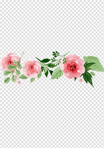 Pink flowers frame , Wedding invitation Wish Greeting card, flower transparent background PNG clipart