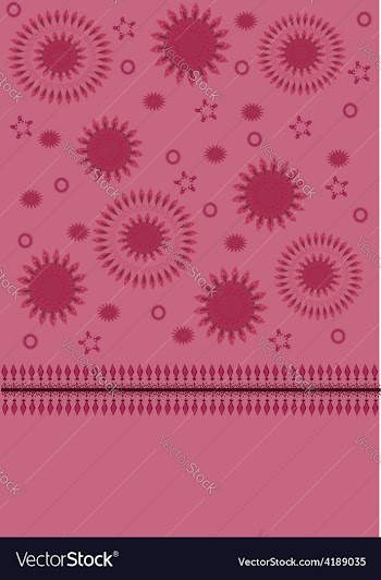 Pink flowers vector image
