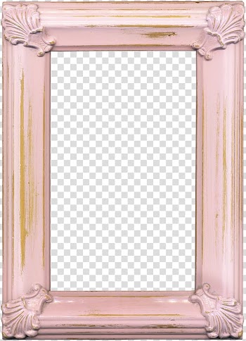 Pink frame, frame Digital frame Pattern, Wooden carved pink frame transparent background PNG clipart
