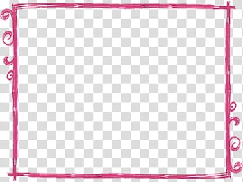Pink frame transparent background PNG clipart