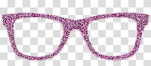 Pink framed eyeglasses transparent background PNG clipart