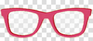 Pink framed eyeglasses transparent background PNG clipart