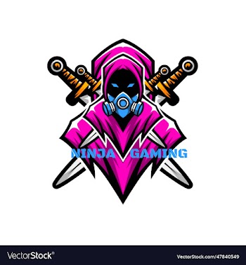 pink futuristic gaming logo