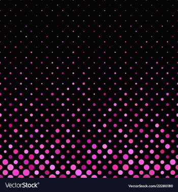 Pink geometric circle pattern background - design vector image