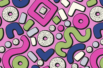 Pink geometric pattern background, 90s | Free Photo - rawpixel