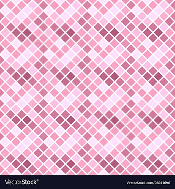 Pink geometrical abstract diagonal square pattern vector image