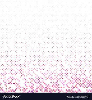 Pink geometrical circle pattern - snowfall vector image