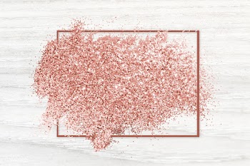 Pink glitter smudge | Free stock psd mockup - 592245