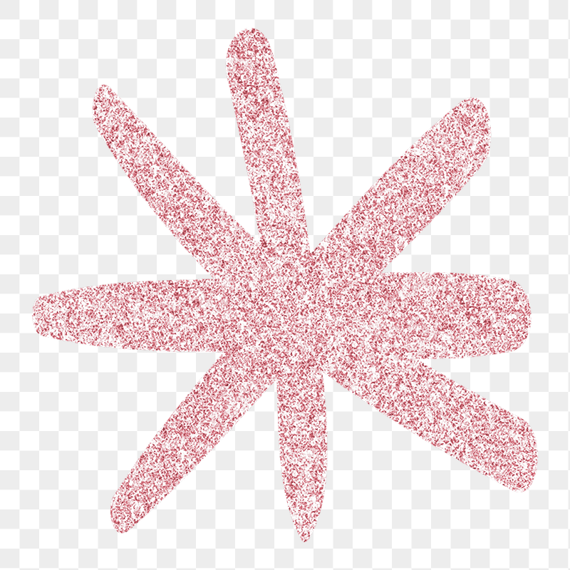 Pink glittery asterisk png sticker, | Free PNG - rawpixel