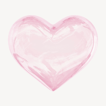 Pink glossy heart, 3D rendering | Free Photo - rawpixel