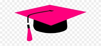 Pink Graduation Cap Clipart 5 By Carolyn - Pink Graduation Hat Png