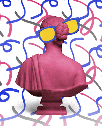 Pink Greek Goddess sculpture, abstract | Free Photo - rawpixel