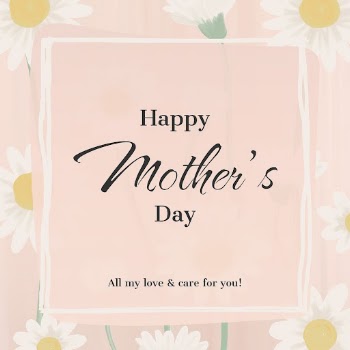Pink greeting template, mother's day | Free Vector Template - rawpixel