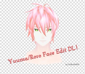Pink haired anime character transparent background PNG clipart