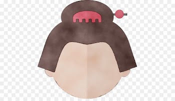 pink head nose mouth tongue