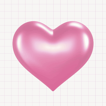 Pink heart, 3D rendering design | Free Photo - rawpixel