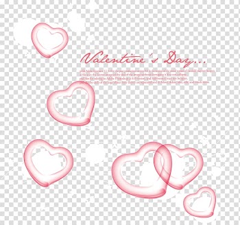 Pink heart background transparent background PNG clipart