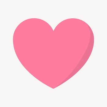 Pink heart collage element vector | Free Vector Illustration - rawpixel