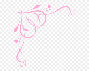 Pink Heart Corner Borders