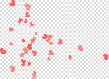 Pink heart decors, Heart , Floating Hearts transparent background PNG clipart