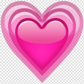 Pink heart , Emoji Heart Computer Icons Symbol, blushing emoji transparent background PNG clipart