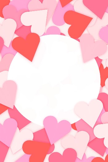 Pink heart frame, cute love | Free Photo - rawpixel