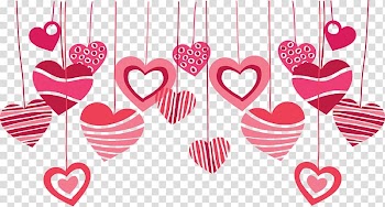 Pink heart hanging decor , Wedding invitation Valentine's Day Greeting & Note Cards Heart, happy valentines day transparent background PNG clipart
