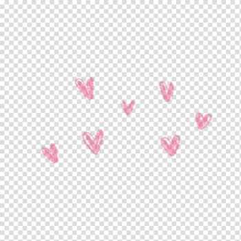 Pink heart , Heart PicsArt Studio Love Sticker, blush transparent background PNG clipart