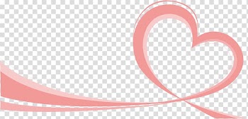 Pink heart , Logo Brand Heart Font, Heart-shaped trend transparent background PNG clipart