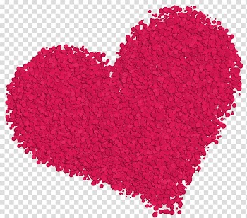 Pink heart logo, Kevin the Minion , Large Deco Heart transparent background PNG clipart