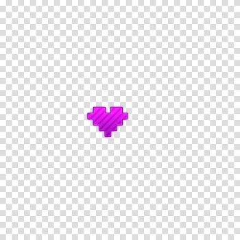 , pink heart pixel transparent background PNG clipart