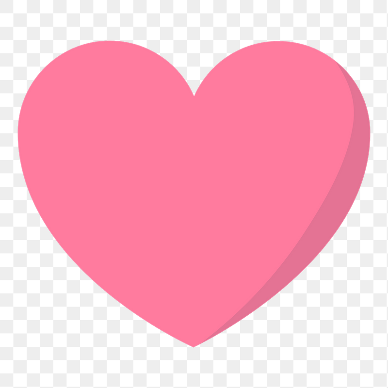 Pink heart png sticker, transparent | Free PNG Illustration - rawpixel
