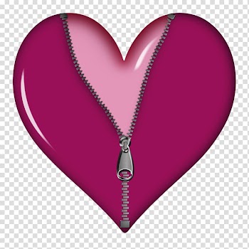 Pink heart with zipper , Zip , Pink Zipped Heart transparent background PNG clipart