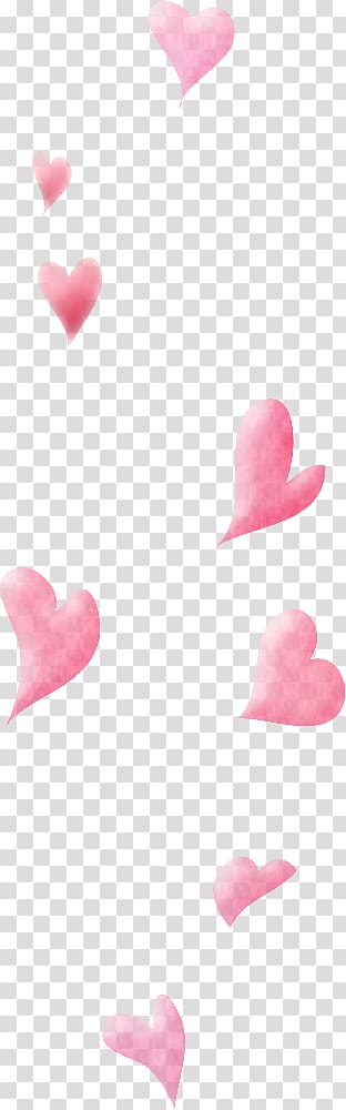 Pink hearts lot illustration, Pink Gratis , Floating pink hearts transparent background PNG clipart